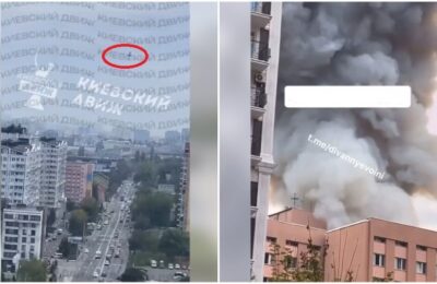Protivvazdušna odbrana uništava Kijev: Obaraju dronove iznad grada