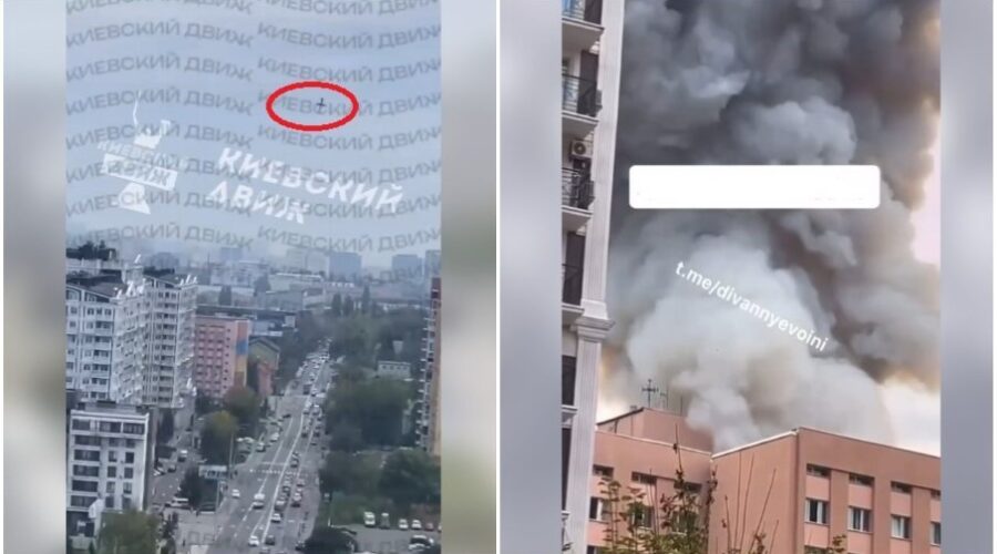 Protivvazdušna odbrana uništava Kijev: Obaraju dronove iznad grada