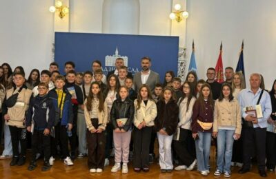 Mališani iz Gornjeg Kusca stigli u Novi Sad