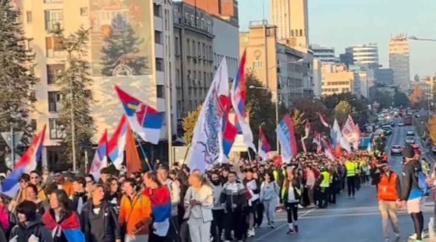 Studentski pokret: Doček svih kolona šetača večeras ispred Rektorata u Beogradu