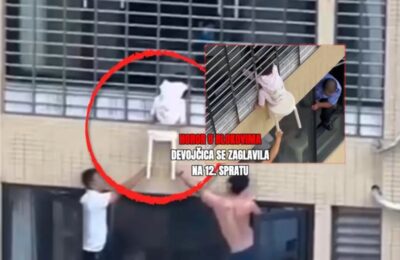 Devojčici (3) se glava zaglavila u rešetkama: Visila sa 12. sprata