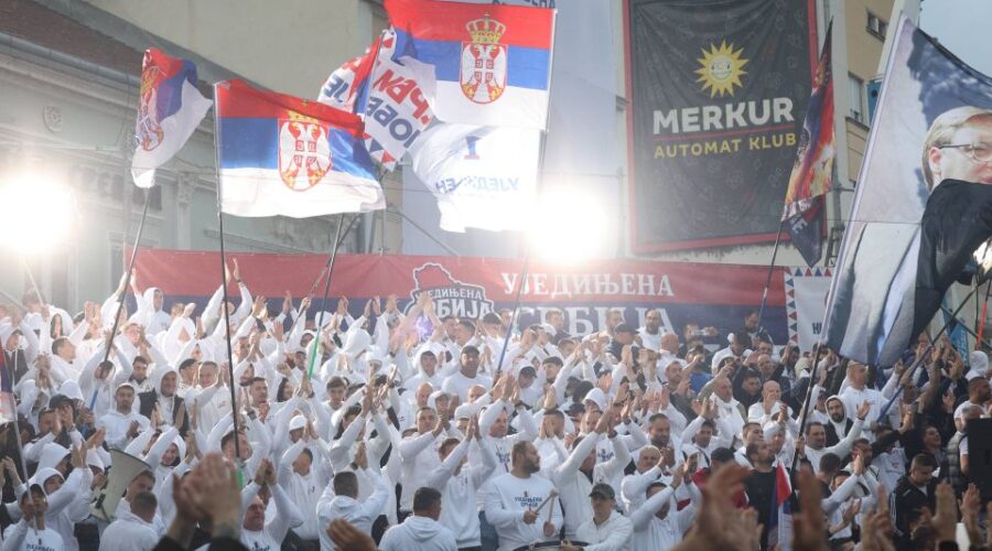 Arhiv javnih skupova objavio procenu koliko je ljudi bilo na Vučićevom završnom skupu u Nišu