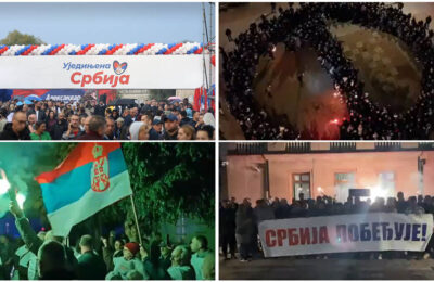 Skupovi “Ujedinjene Srbije” u 150 gradova i sela: Građani se okupljali širom zemlje, bakljade u Kragujevcu i Zaječaru