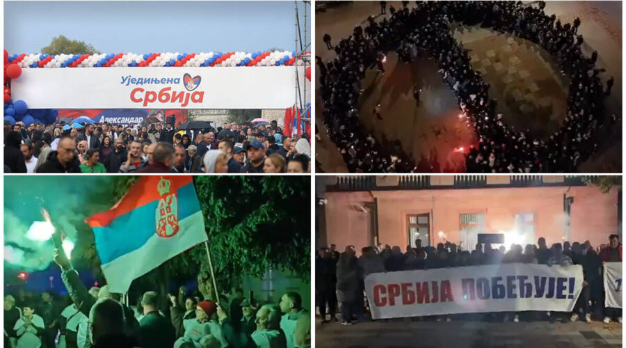 Skupovi “Ujedinjene Srbije” u 150 gradova i sela: Građani se okupljaju širom zemlje, bakljade u Kragujevcu i Zaječaru