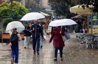 Vreme danas toplo, posle podne naoblačenje i kiša