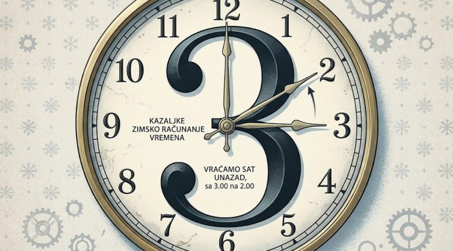 Počinje zimsko računanje vremena, obratite pažnju na 3 sata!