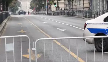 (VIDEO) Blokiran deo centra grada, blizu sedišta Republičke izborne komisije