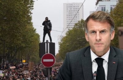Makron udario na demonstrante, a sindikat uperio prst u njega