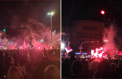 Pristalice “Studentske liste” slave u Novom Sadu: Pogledajte atmosferu na ulicama (foto)