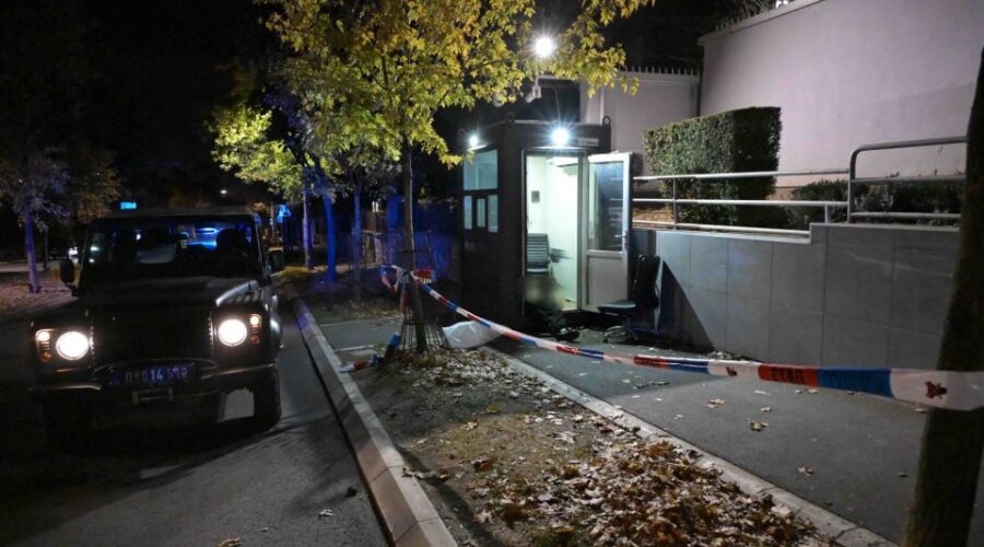 FOTO MUP: Teroristički napad na pripadnika Žandarmerije u Beogradu, nivo opasnosti podignut na crveni stepen