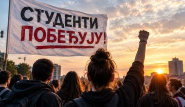 Studentska lista pozvala građane da sačuvaju dostojanstvo i nenasilan karakter borbe: “Pobeda nas obavezuje“