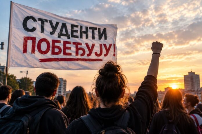 Studentska lista pozvala građane da sačuvaju dostojanstvo i nenasilan karakter borbe: “Pobeda nas obavezuje“