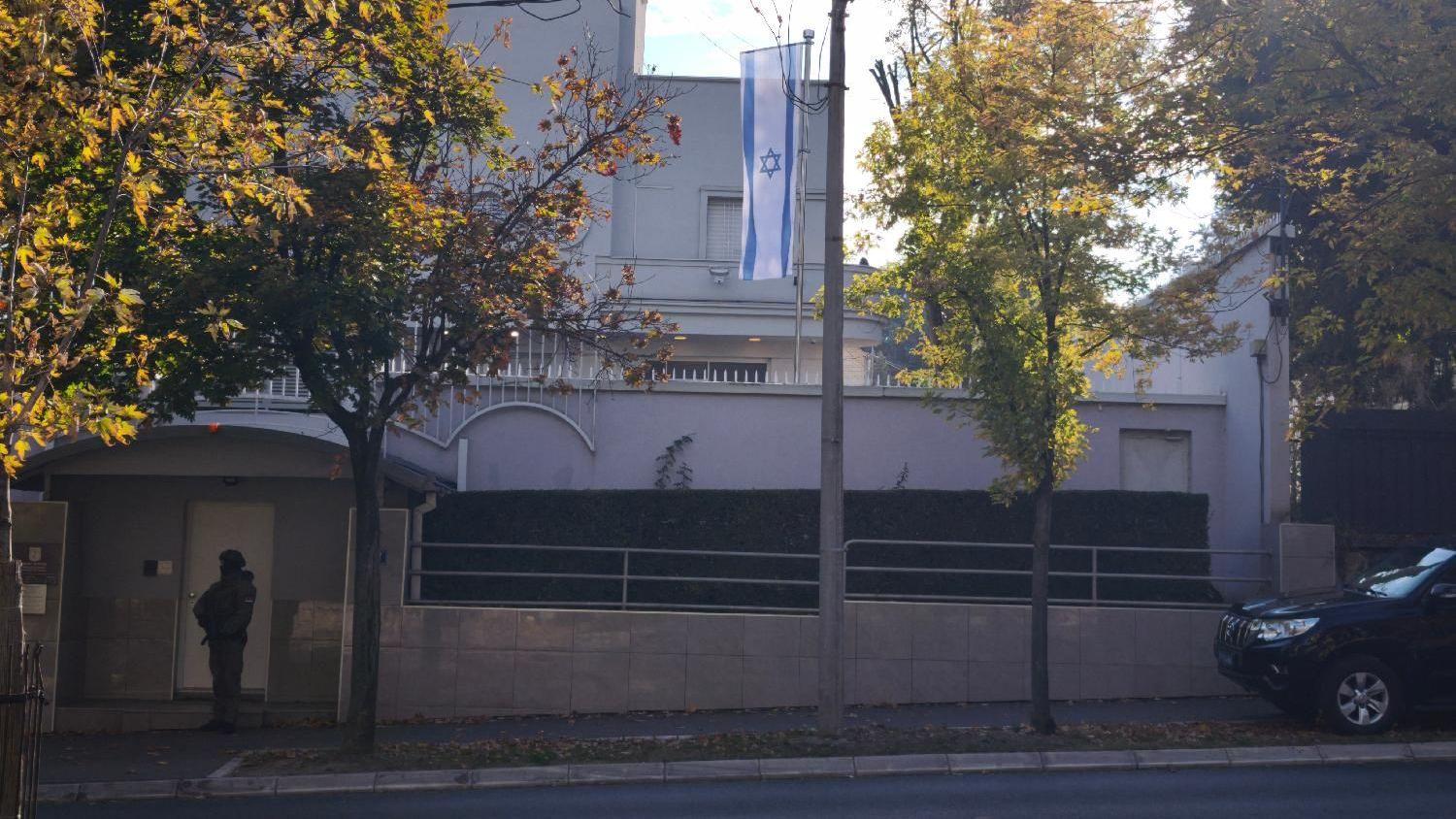 zastava izraela, ambasada izraela