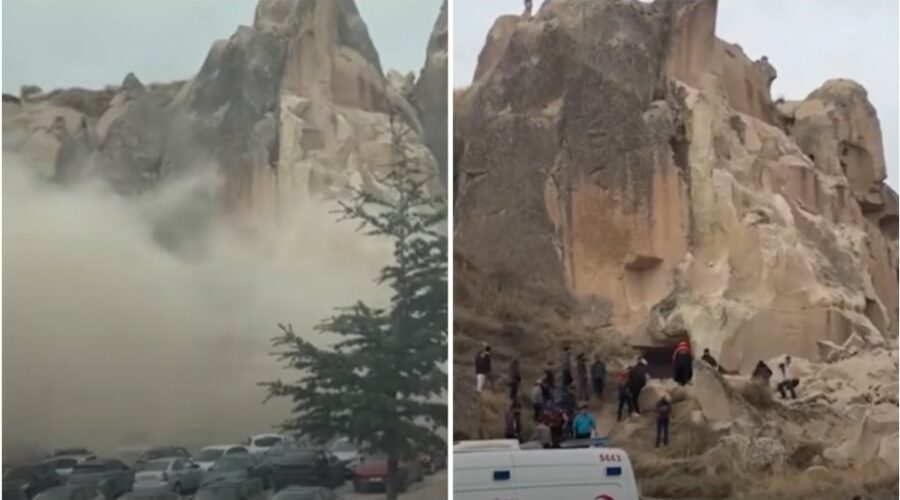 Spasioci češljaju ruševine nakon što se stena obrušila na turiste (VIDEO)