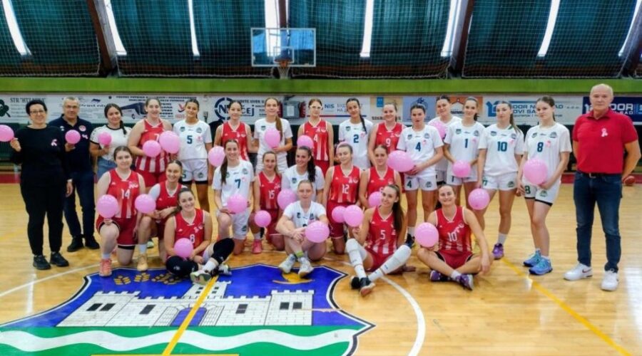 Košarkaši, uz podršku Meridian fondacije, poslali poruke podrške tokom “Roze oktobra” (VIDEO)