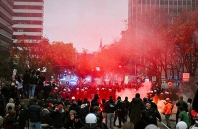 Letele petarde i pirotehnika, policija intervenisala u Hamburgu