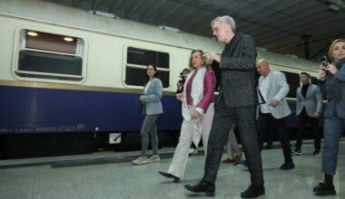 Čadež dočekao na železničkoj stanici Prokop međunarodnu delegaciju „Tracks to the Future“