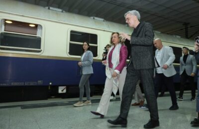 Čadež dočekao na železničkoj stanici Prokop međunarodnu delegaciju „Tracks to the Future“