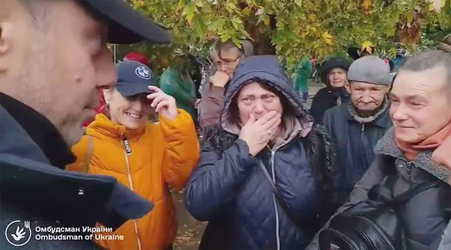 Civili iz ukrajinskog okupiranog grada Oleški stigli u Belorusiju