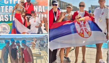 DOMINACIJA NAŠIH PLIVAČICA: Osvojile šest zlatnih, tri srebrne i četiri bronzane medalje u konkurenciji od 180 učesnika na plivačkom mitingu!