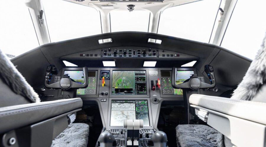 Dassault modernizuje svoj najprodavaniji biznis-džet: Falcon 2000 dobija EASy IV kokpit