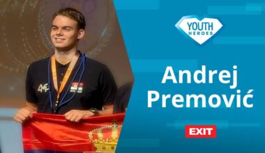 EXIT ovogodišnje priznanje Youth Heroes dodeljuje zlatnom studentu RAF-a Andreju Premoviću | Srpska dijaspora