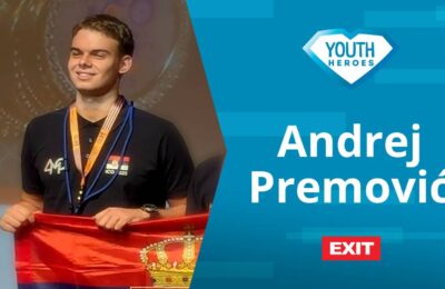 EXIT ovogodišnje priznanje Youth Heroes dodeljuje zlatnom studentu RAF-a Andreju Premoviću | Srpska dijaspora