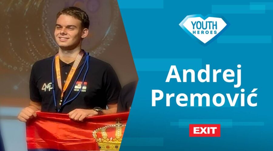 EXIT ovogodišnje priznanje Youth Heroes dodeljuje zlatnom studentu RAF-a Andreju Premoviću | Srpska dijaspora