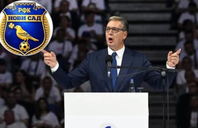 FUDBALERI U SLUŽBI SNS KAMPANJE: Novosadski klub podržao Vučića i pozvao na stranački miting – građani poručili „Da Bog da se ponovo ugasili“!