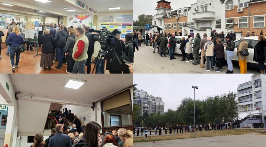 IZBORNI DAN U SRBIJI: Redovi i pre sedam sati, u Novom Sadu se čekalo od pet ujutru, birači sa Kosova putuju i po 150 km da bi glasali!