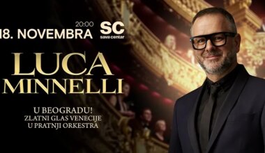 Italijanska operska zvezda Luca Minnelli premijerno u Sava Centru 17. novembra | Srpska dijaspora