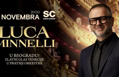 Italijanska operska zvezda Luca Minnelli premijerno u Sava Centru 17. novembra | Srpska dijaspora