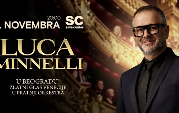 Italijanska operska zvezda Luca Minnelli premijerno u Sava Centru 17. novembra | Srpska dijaspora