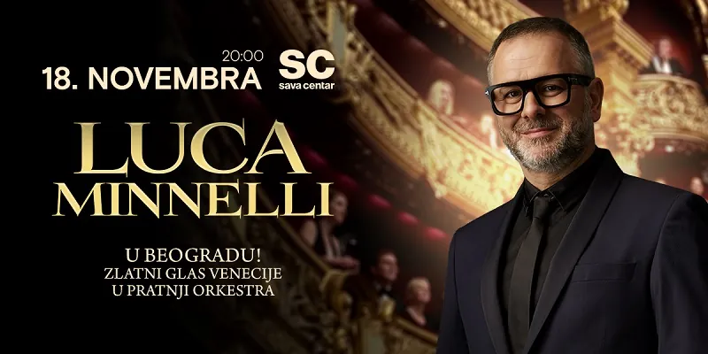 Italijanska operska zvezda Luca Minnelli premijerno u Sava Centru 17. novembra | Srpska dijaspora