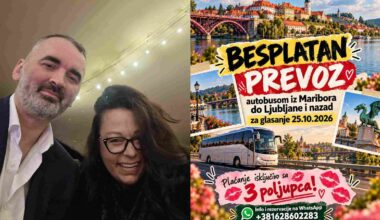 KAD PRORADI SRPSKI INAT U SLOVENIJI! Nisu im otvorili biračka mesta, pa su Bojan i prijatelji organizovali besplatan prevoz za sve glasače do Ljubljane!