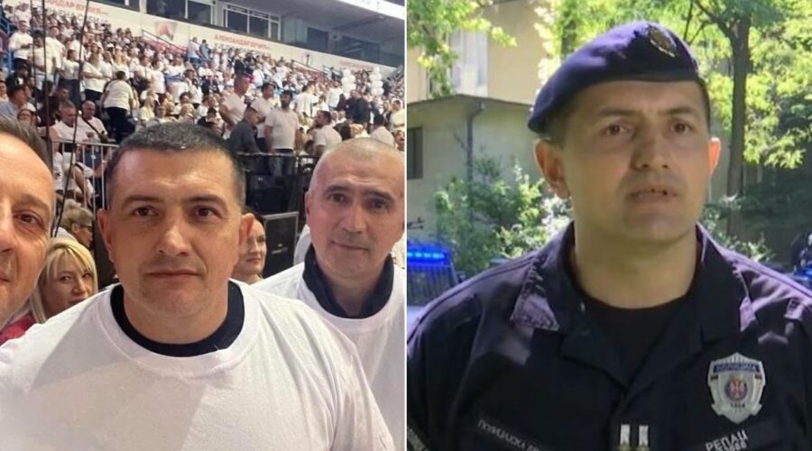 KOMANDANT ŽANDARMERIJE NA SNS MITINGU U ARENI: Radoslav Repac prekršio zakon koji pripadnicima policije i vojske ne dozvoljava da se pojavljuju na stranačkim skupovima!