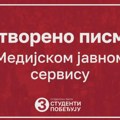 Kandidati Studentske liste: Zahtevamo ostavke rukovodstva RTS i oslobađanje javnog servisa od političkih uticaja