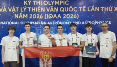 MOMCI, VI STE PONOS SRBIJE! Naši učenici osvojili 3 medalje na Olimpijadi iz astronomije i astrofizike!