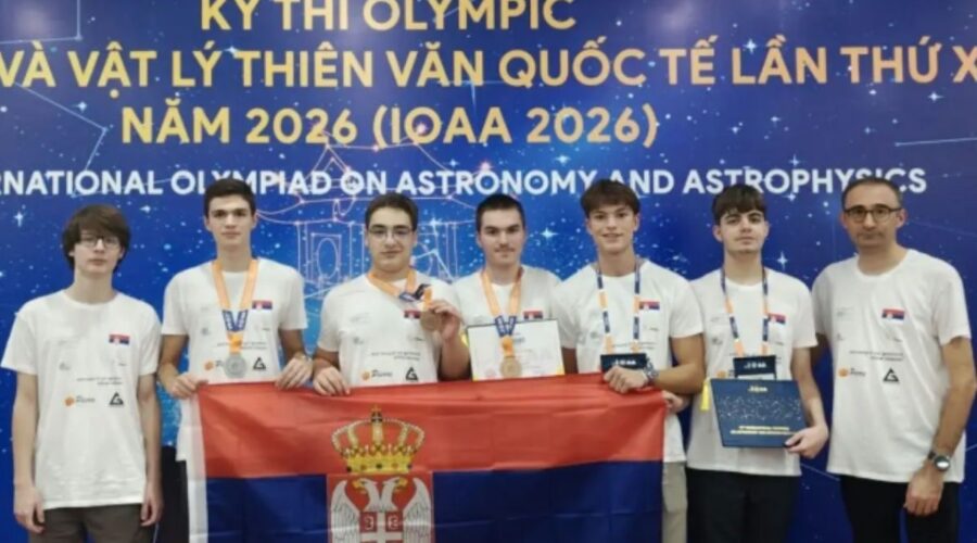 MOMCI, VI STE PONOS SRBIJE! Naši učenici osvojili 3 medalje na Olimpijadi iz astronomije i astrofizike!