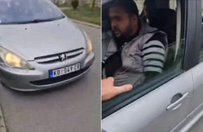 NAIŠAO NA SUMNJIVE SPISKOVE, PA GA UDARILI AUTOMOBILOM: Član Studentske liste iz Kovina završio sa kragnom! (VIDEO)