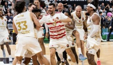 NESTVARNA ZAVRŠNICA CRVENO-BELIH U LIONU: Kris Džons košem u poslednjoj sekundi doneo Zvezdi pobedu protiv Asvela u Evroligi!