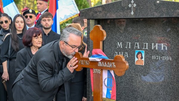 ЗАУВЕК ОДАНИ РАТКУ МЛАДИЋУ, ЗБОГОМ ГЕНЕРАЛЕ: На Топчидерском гробљу одржан помен 40 дана од смрти ЗАУВЕК ОДАНИ РАТКУ МЛАДИЋУ, ЗБОГОМ ГЕНЕРАЛЕ: На Топчидерском гробљу одржан помен 40 дана од смрти