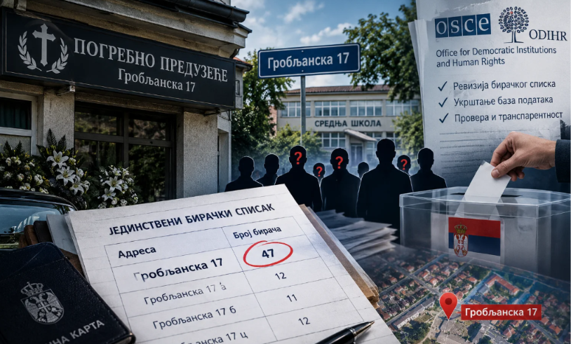 Na adresi pogrebnog preduzeća 47 fantomskih glasača
