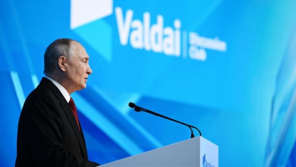 ПУТИНОВО ОБРАЋАЊЕ НА ВАЛДАЈУ: Није Русија та која је изазвала сукобe, на великим силама је велика одговорност ПУТИНОВО ОБРАЋАЊЕ НА ВАЛДАЈУ: Није Русија та која је изазвала сукобe, на великим силама је велика одговорност