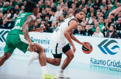 PARTIZAN PAO U LITVANIJI: Crno-beli se junački vratili iz ponora, ali je Žalgiris zadržao prednost i upisao trijumf! (VIDEO)