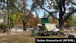 Počelo raščišćavanje kampa pristalica vlasti ‘Ćacilend’ u Beogradu