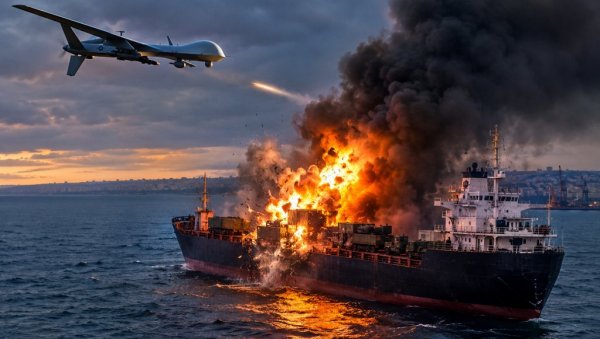 РУСКА СЕКИРА РАСЦЕПАЛА УКРАЈИНСКУ ЛОГИСТИКУ! Разнето складиште „Нове поште“ и брод са војним теретом