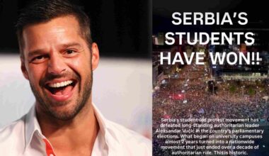 RIKI MARTIN POZDRAVIO POBEDU STUDENATA U SRBIJI: „Pokret predvođen studentima porazio je dugogodišnjeg autoritarnog lidera Vučića“ (VIDEO)