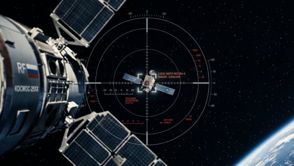 ОПАСНА ИГРА У СВЕМИРУ: Руски сателит НИШАНИ НАТО извиђача који помаже Украјинцима – Сви гледају у орбиту!