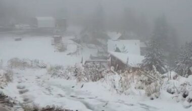 SNEG ZABELEO USRED OKTOBRA: Zabeležen nestvaran prizor u Srbiji (VIDEO)